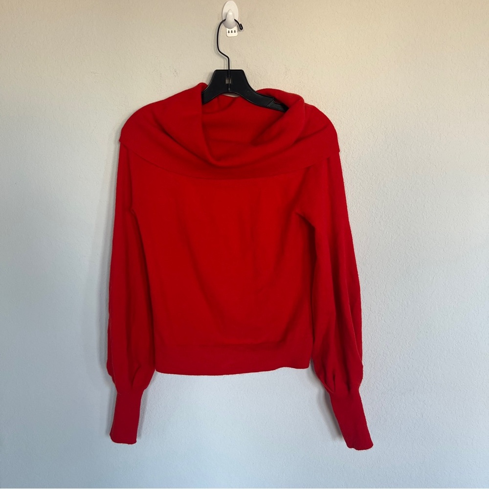 Treasure & Bond Red Merino Wool Blend Sweater Size XS